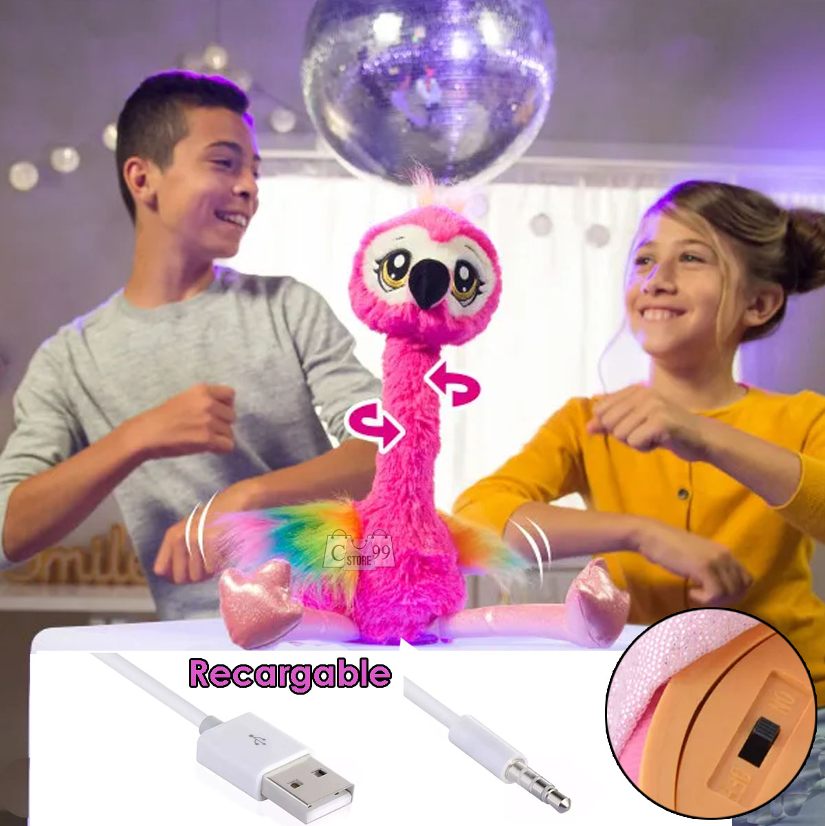 Miniatura 2 de Flamenco Bailarín Con Luces y Sonidos